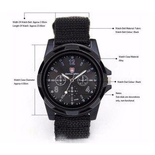 Đồng hồ unisex Army lính dây dù siêu bền