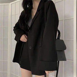 Áo Blazer Đen Cá Tính (Ảnh thật khách feedback)