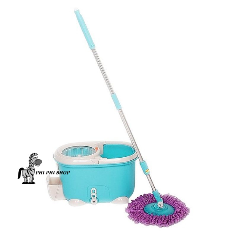 Bộ Lau Nhà 360 Độ Lock&amp;Lock màu xanh dương MOP-Q2-1