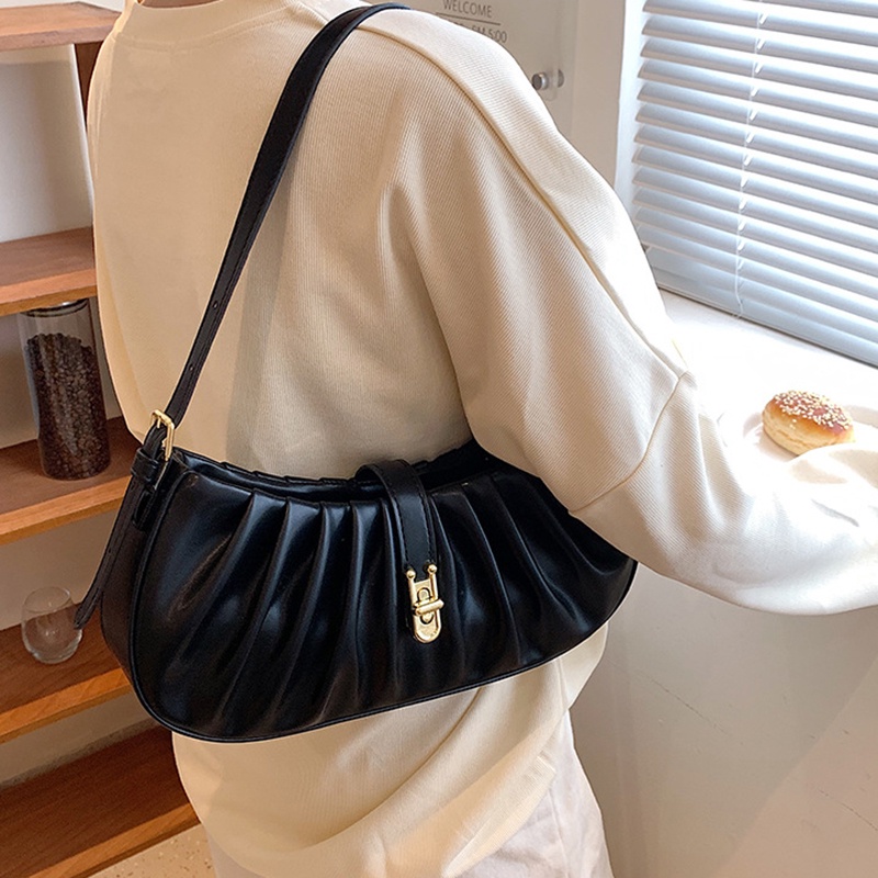 Túi Đeo Vai Màu Trơn Tùy Chỉnh Phong Cách Cổ Điển Thời Trang Cho Nữ