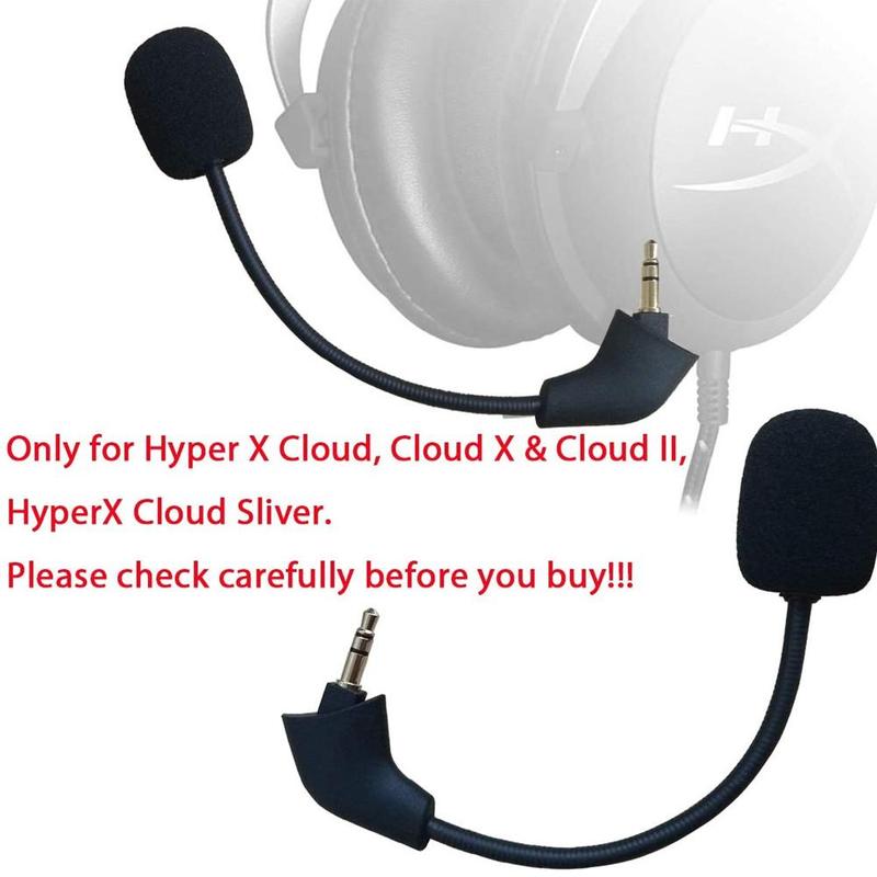 Mini Portable Headphone Microphone For Kingston hyperx cloud II / cloudS   Revolver Accessories for Alpha replacement detachable headset