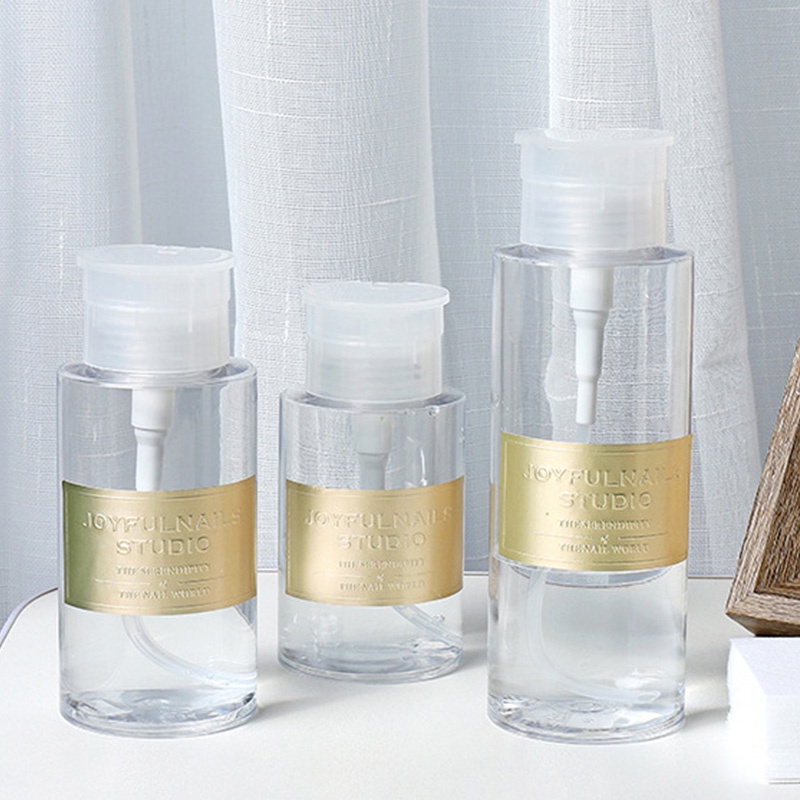 Transparent Bottle Dispenser Refillable Bottle Container Reusable Travel Size Bottle Portable 150/200/300ml