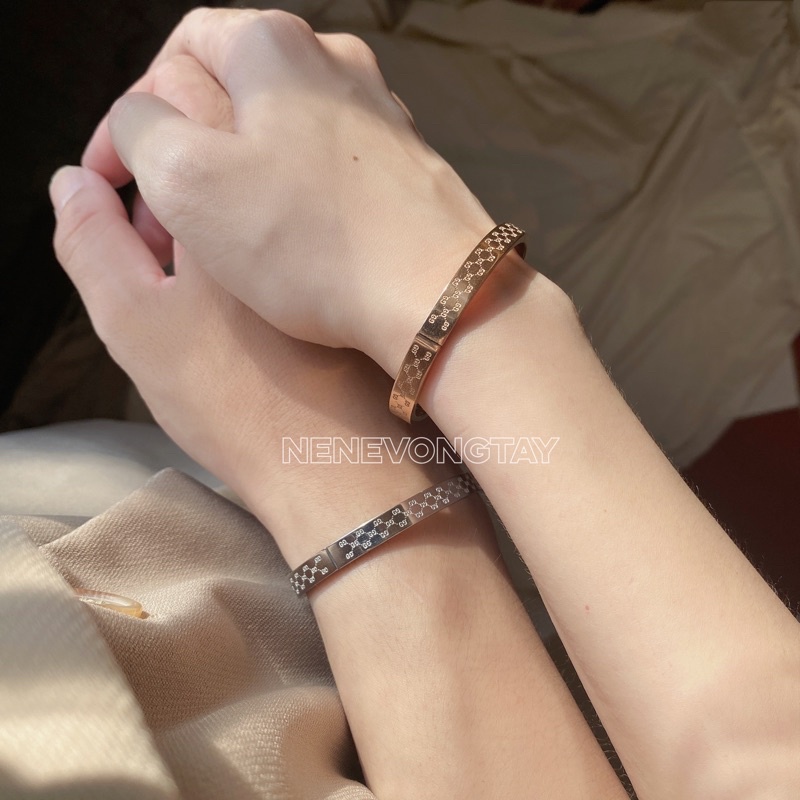 vòng g u c c i (có khắc tên) cho nam nữ