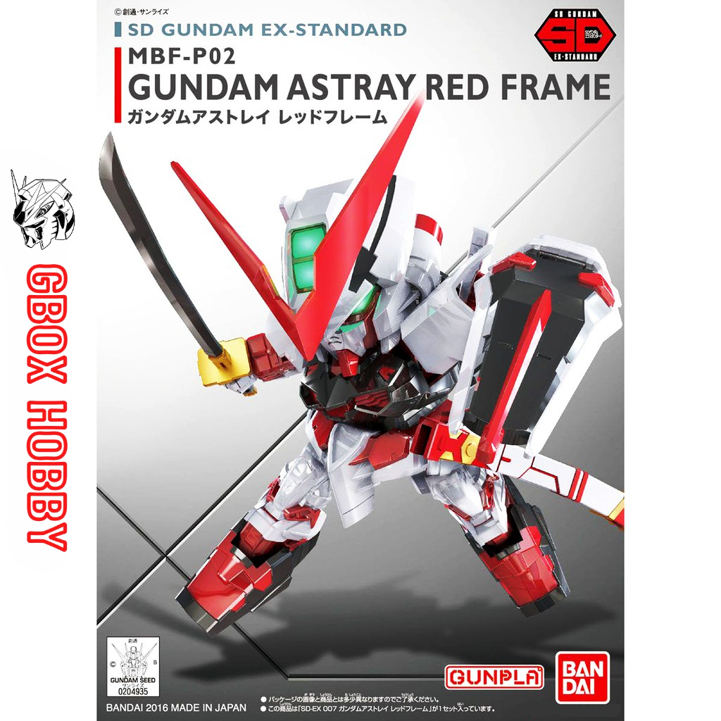 Gundam SD EX-Standard Gundam Astray Red Frame Bandai 007 Mô hình nhựa lắp ráp