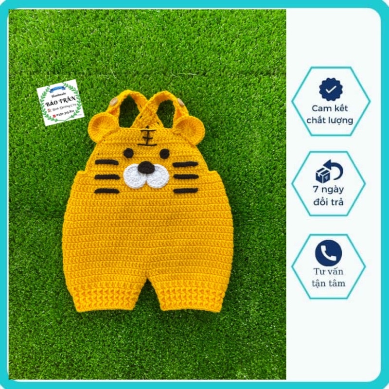 Yếm len handmade cho bé