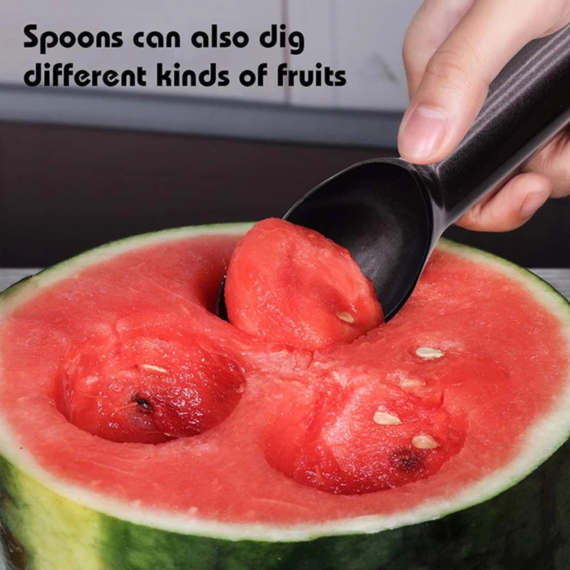 Portable Non-stick Aluminum Alloy Ice Cream Watermelon Fruit Scoop