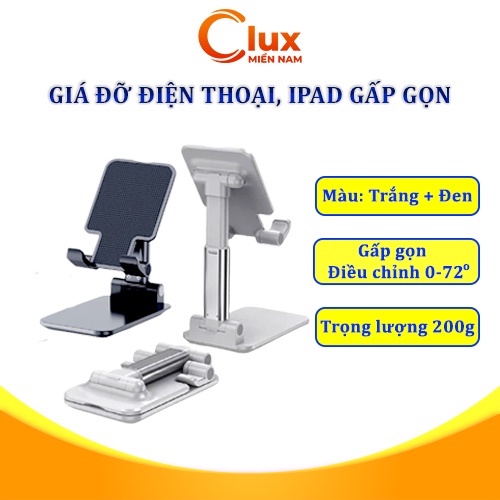 Giá đỡ điện thoại, iPad để bàn có thể gập gọn, chống tê mỏi tay