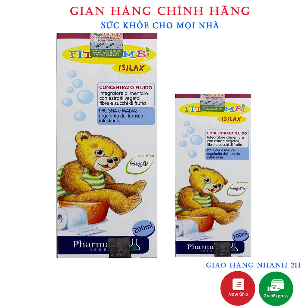 Fitobimbi Isilax.Bổ Sung Chất Xơ Giúp Hệ Tiêu Hóa Tốt Ổn Định,Bế Hết Táo Bón