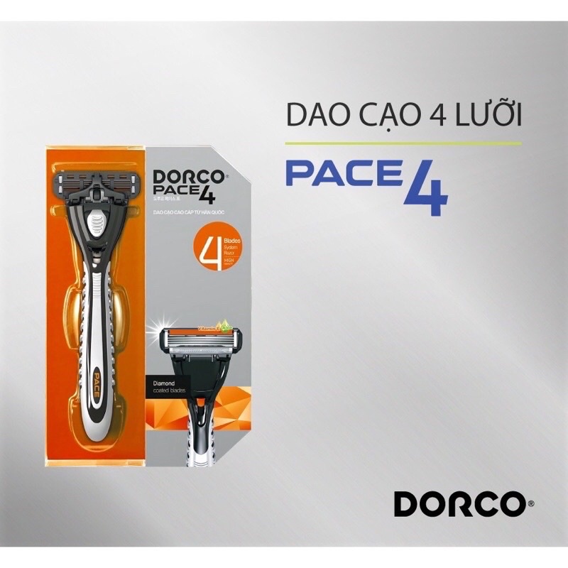 DAO CẠO RÂU 4 LƯỠI DORCO PACE 4