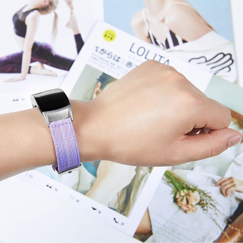 Dây Đeo Nylon Thay Thế Cho Đồng Hồ Thông Minh Samsung Gear Fit 2 Pro R360 R350 R365