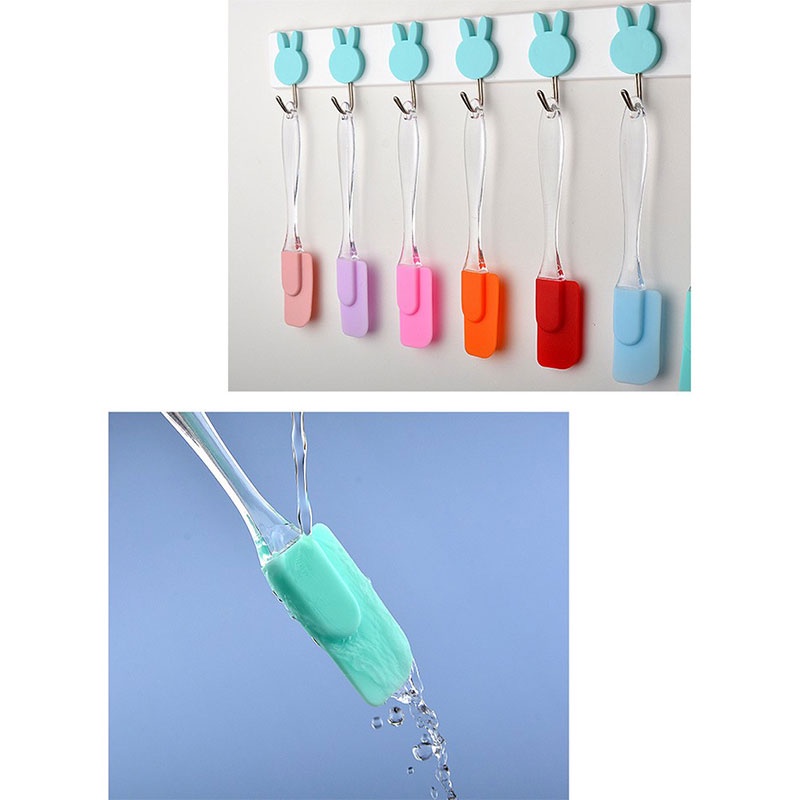 1 Dụng Cụ Phới Trộn Bột Làm Bánh Kem Bằng Silicon Trong Suốt Có Thể Tháo Rời Màu Ngẫu Nhiên Đa Năng Dành Cho Nhà Bếp