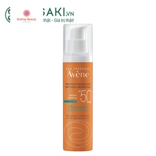 Kem chống nắng avène spf50+ cho da nhờn mụn very high protection cleanance 50ml