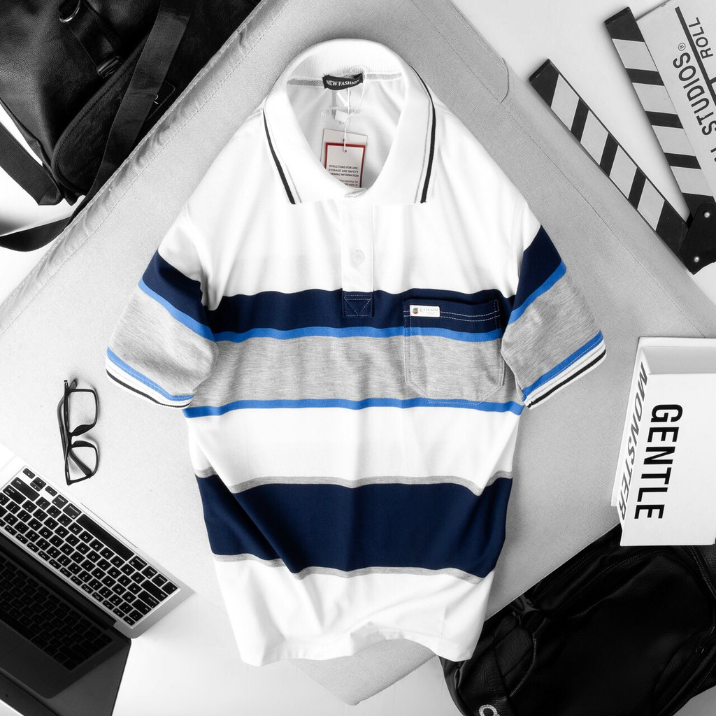 Áo Polo Nam Lớn Tuổi Có Túi Hàng VNXK Áo Polo Nam Có Túi Trung Niên Cao Cấp | BigBuy360 - bigbuy360.vn