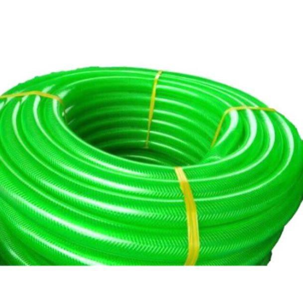 Ống nhựa dẻo Pvc trong suốt -Phi 21mm- Dài 50m, màu xanh lá, xanh ngọc, trắng. Dẫn nước tưới cây và cọ rửa sân vườn.