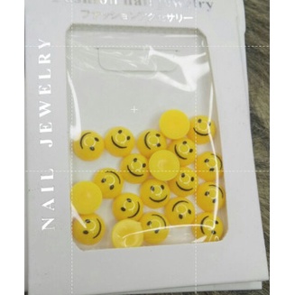 Set charm hình mặt cười gắn móng