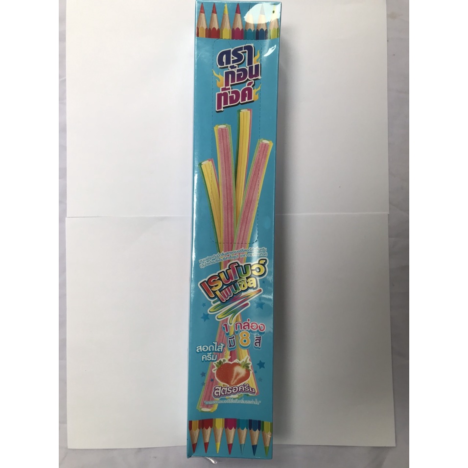 Kẹo Dẻo Hình Bút Chì Hương Dâu (25g x 12 thanh)