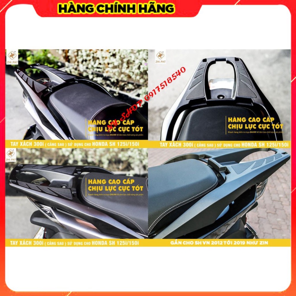 Tay dắt (cản sau) SH 300i cao cấp cho SH Việt 2012-2019 , SH 2020 - Sh 2021 - SH 2022 (hàng zhipat cao cấp)