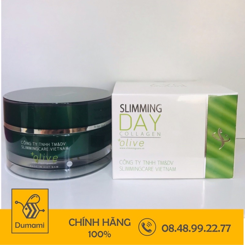 Kem Tan Mỡ Bụng Slimming Day Collagen hộp 200g