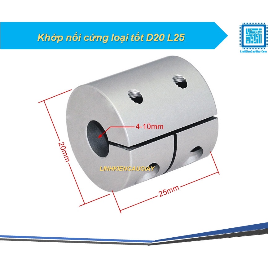 Khớp nối cứng loại tốt D20 L25