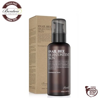 Nước hoa hồng Benton Snail Bee High Content Skin 150ml