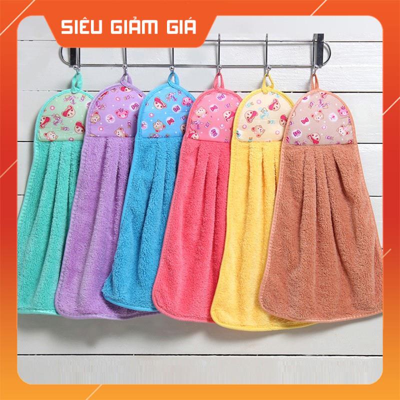 Khăn Lau Tay Cotton Nhà Bếp Thấm Nước Tiện Dụng