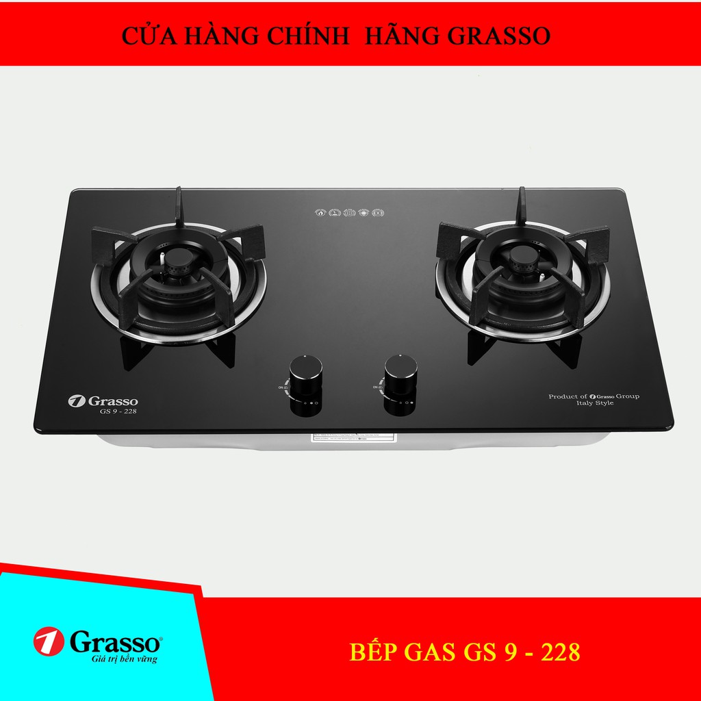 Bếp gas âm Grasso GS 9-228