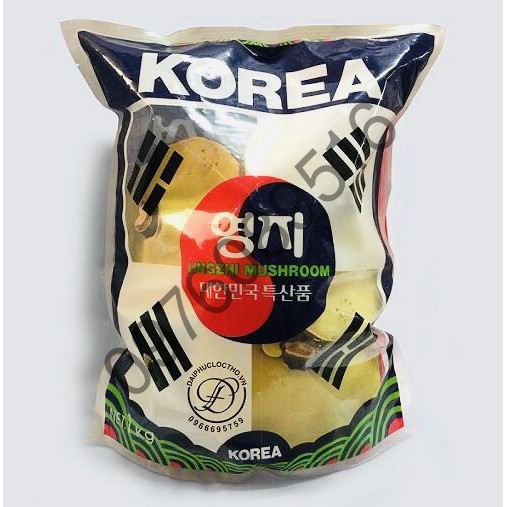 [SALE GIÁ SỐC] Nấm Linh Chi túi cờ Hàn Quốc, Túi 1Kg