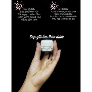 Sáp ấm Cucciolo- cho bé hết ho, sổ mũi