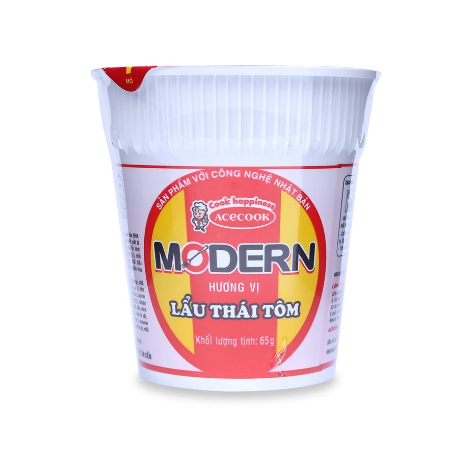 Mì ly Modern hương vị lẩu thái tôm 65g
