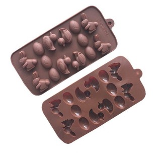 KHUÔN SILICONE 14 TRỨNG THỎ VỊT