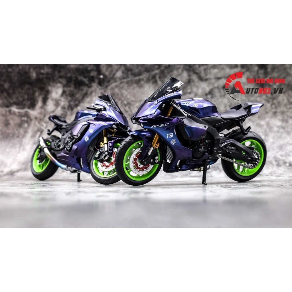 MÔ HÌNH XE YAMAHA YZF R1M GALAXY ĐỘ PÔ AR AUTONO1 D137