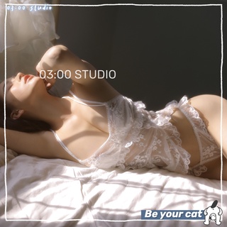 （Giao hàng bảo mật）🍡Váy/Đầm ngủ sexy🍡2 dây nữ xuyên thấu ren mỏng 40-62kg--013