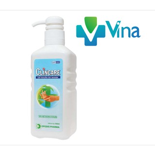 Dung dịch Rửa Tay Sát Khuẩn Clincare không hại da tay 500ml