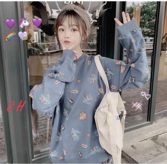 Áo nỉ hình kèm ảnh thật | BigBuy360 - bigbuy360.vn