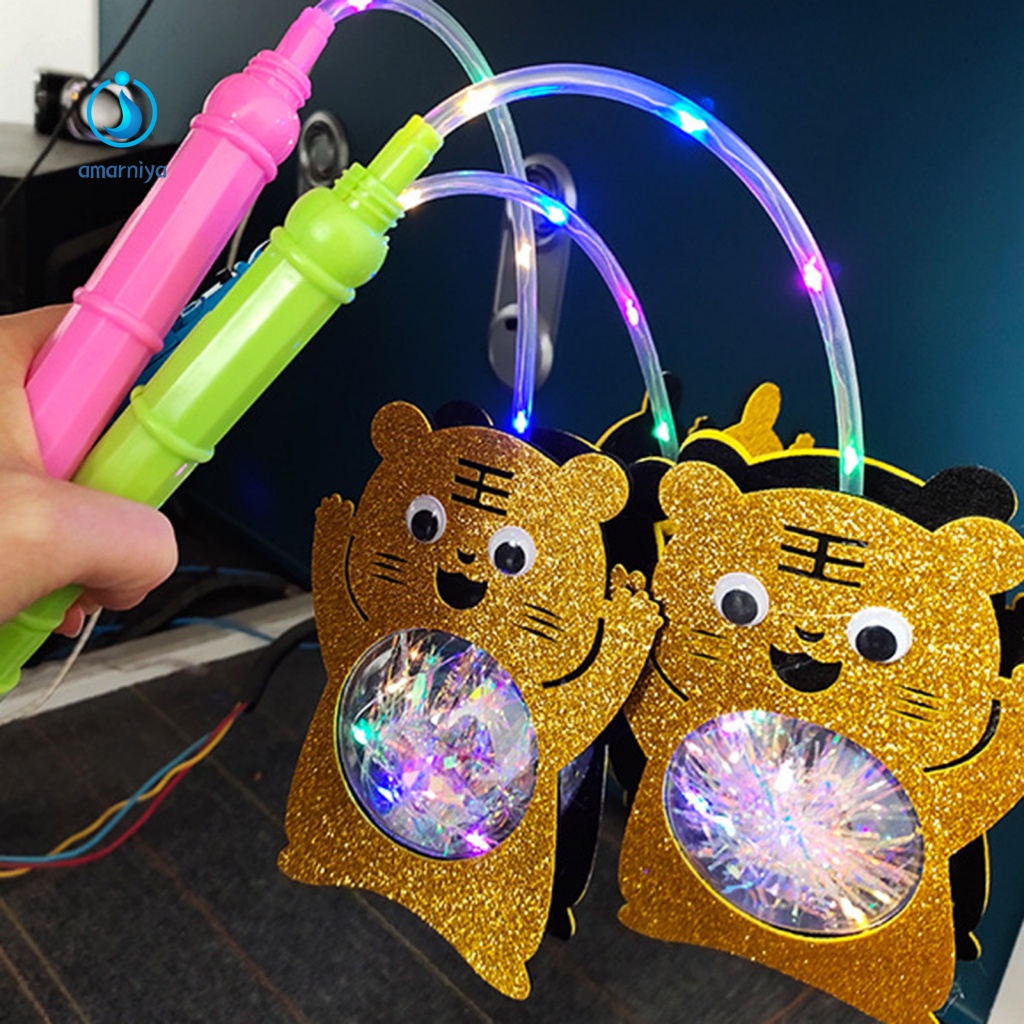 Đèn Lồng LED Phát Sáng Hình Con Hổ Dễ Thương Tiết Kiệm Năng Lượng