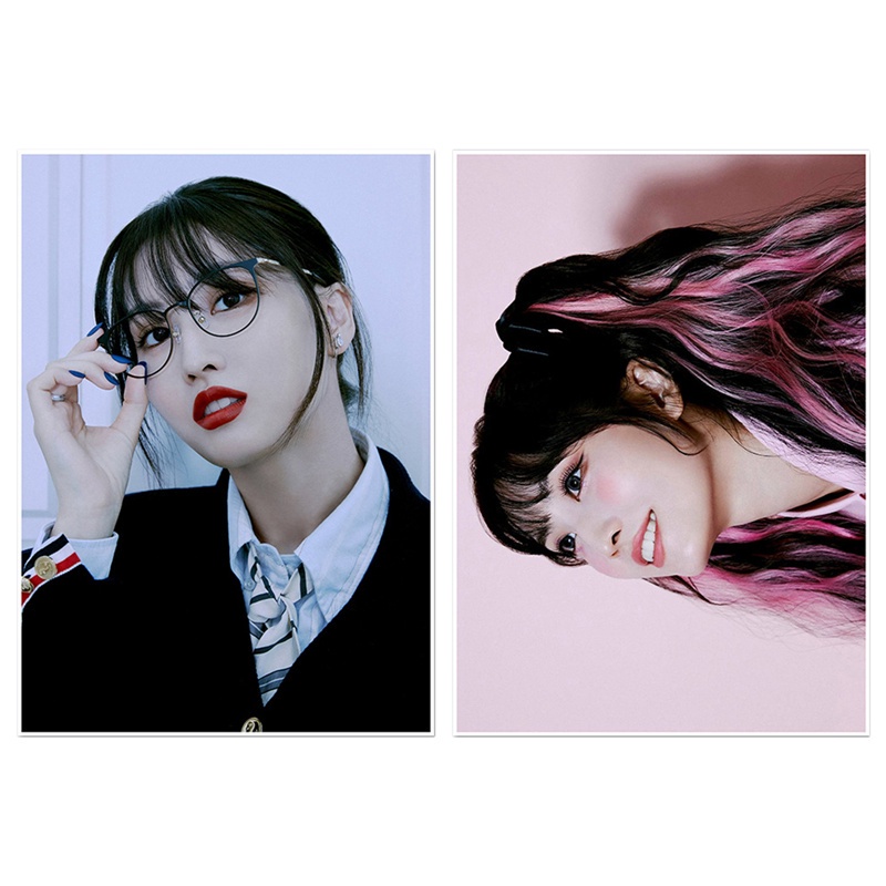 Tmdbyx Set 2 tấm poster hình nhóm nhạc TWICE