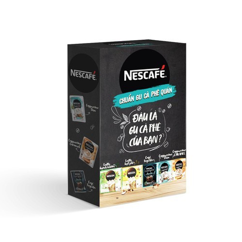 [HA Gift] Hộp sample NESCAFÉ Barista Range (Dòng sản phẩm Chuẩn gu cà phê quán)