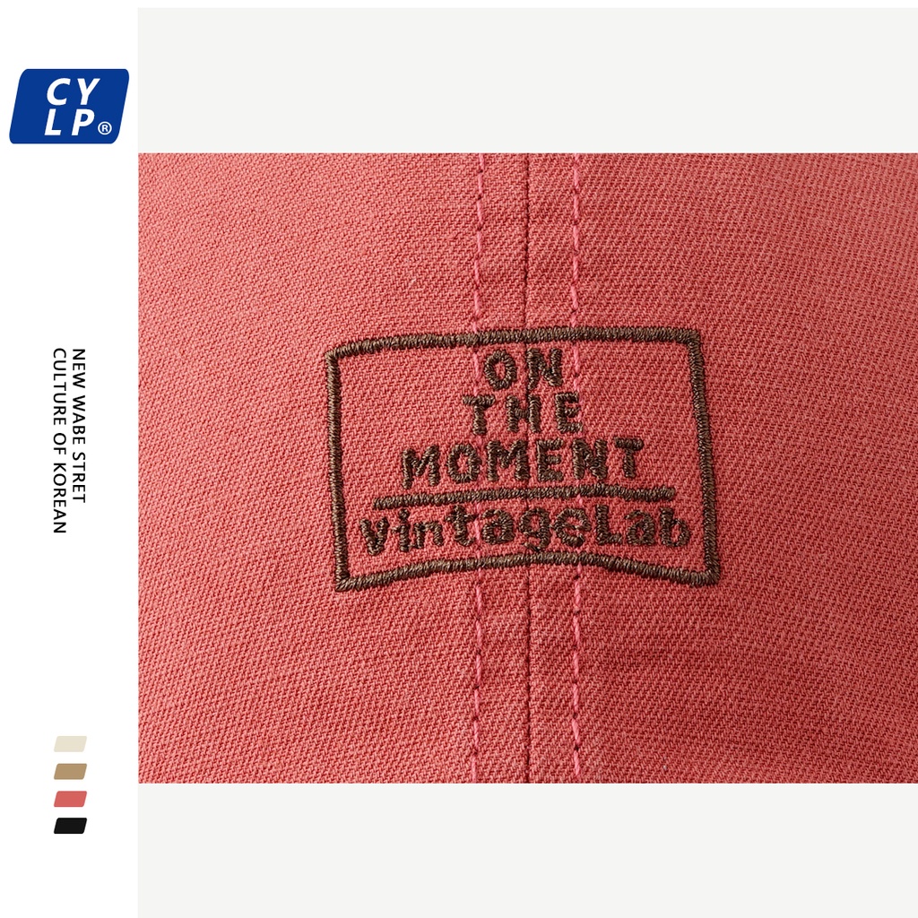 Nón Lưỡi Trai Mềm Thêu Chữ Tiếng Anh Phong Cách Đường Phố Hàn Quốc