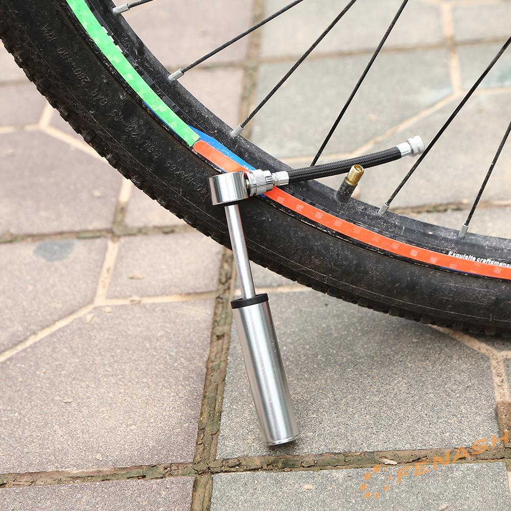Dụng Cụ Bơm Xe Đạp Mini Bằng Hợp Kim Nhôm