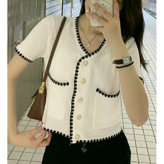 Áo Cardigan dệt kim phong cách Hàn Quốc hot trend mùa Thu- Đông