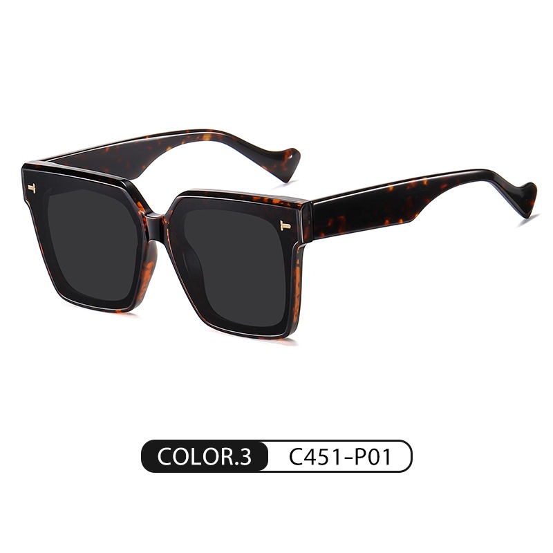 Kính mát phân cực ZEliN BC9102 gọng lớn phong cách Âu Mỹ thời trang cho nam và nữ