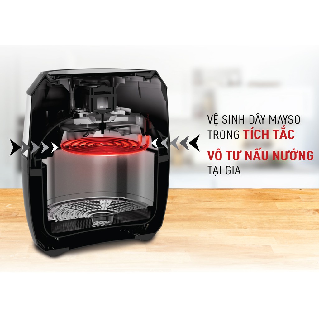 [Mã ELTEFALWL5 giảm 10% đơn 500K] Nồi chiên không dầu Tefal EY401D15