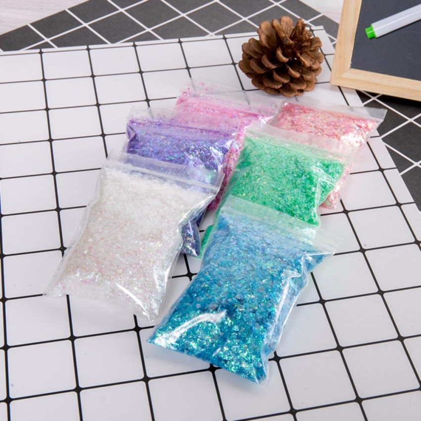 Kim Tuyến Giấy Hologram gói nhỏ nguyên liệu làm slime handmade thủ công 10g