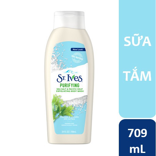 Sữa tắm DƯỠNG DA TẨY TẾ BÀO CHẾT St.lves 650ml