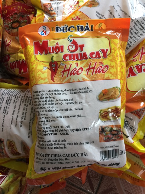 MUỐI ỚT CHUA CAY HẢO HẢO ( 1kg )