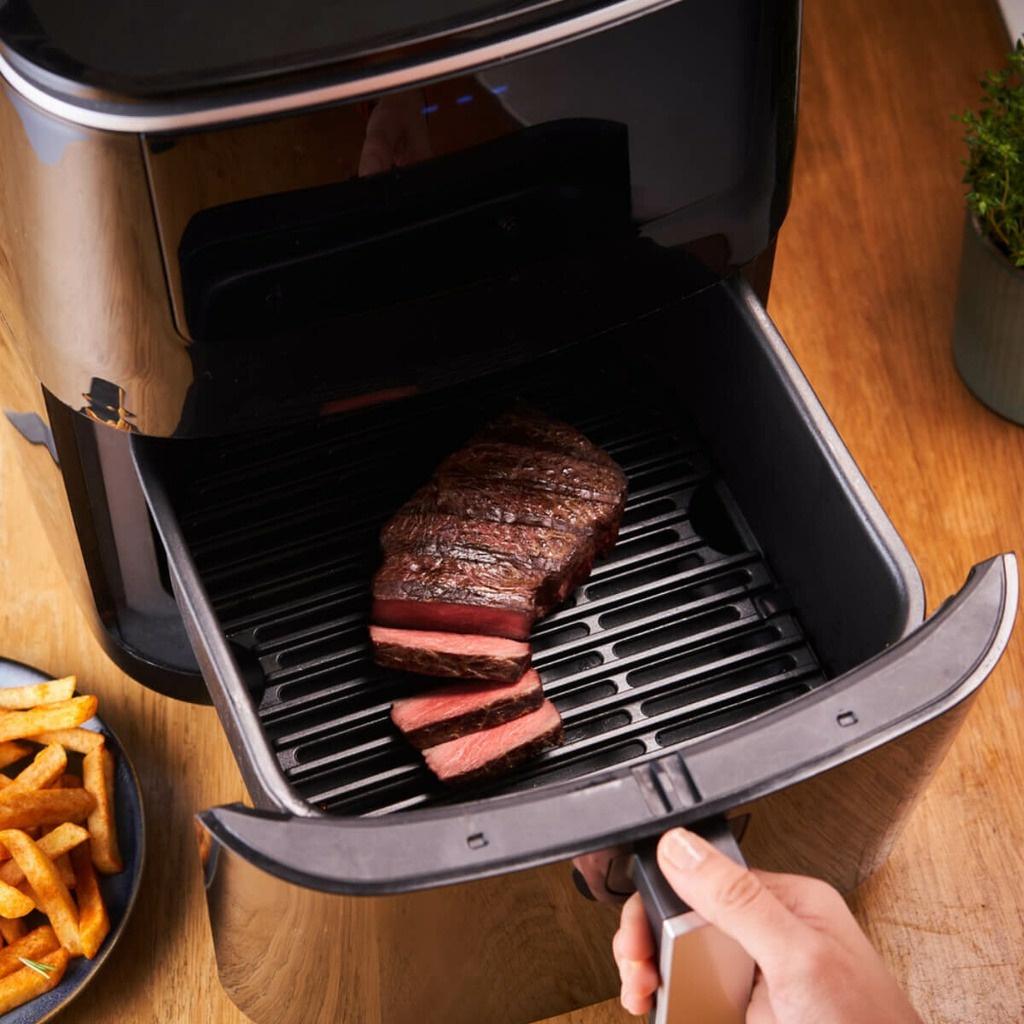 Nồi chiên không dầu có nướng và hấp 3 trong 1 Tefal Easy Fry &amp; Steam FW201815 dung tích 6.5L - Hàng chính hãng