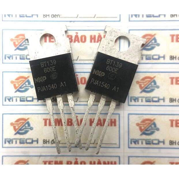 Combo 5 con BT139-600E Triac 16A 600V TO-220