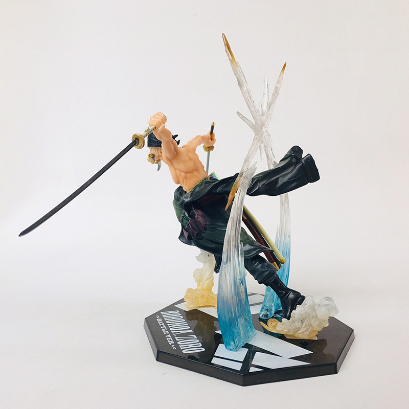 Mô Hình Figure Zoro Tam Kiếm Phái Có Hiệu Ứng [17cm] - Mô Hình One Piece