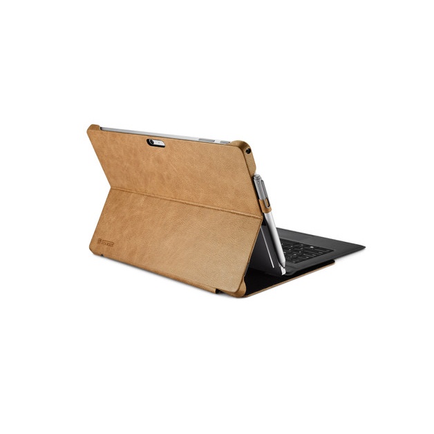 Ốp da Surface Pro 4 / Pro 5/ Pro 6 / Pro 7 ICARER – Shenzhou Genuine Leather Folio Case