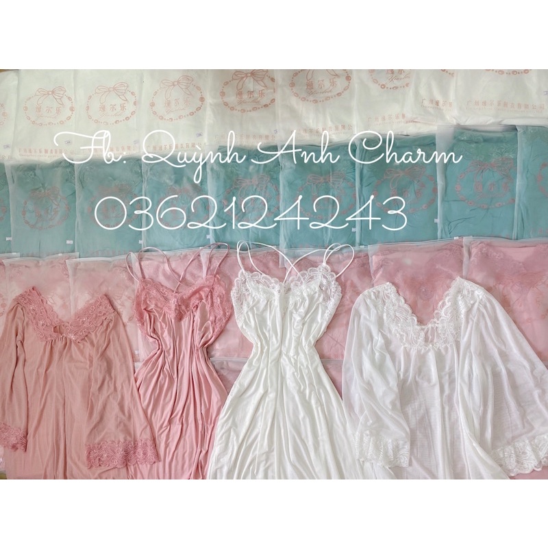 Set choàng ngủ tiểu thư cao cấp SP029 new